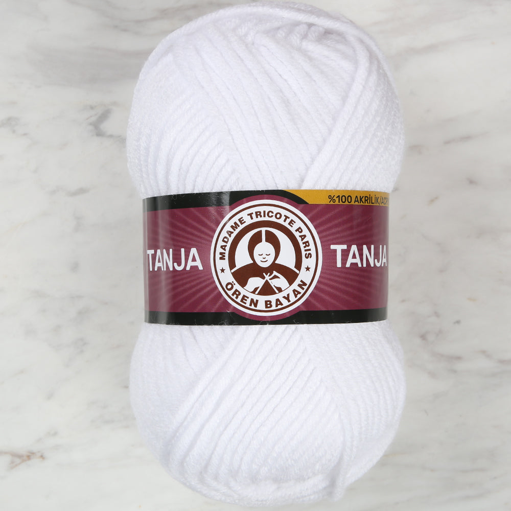 Madame Tricote Paris Tango/Tanja Knitting Yarn, White - 000-1771