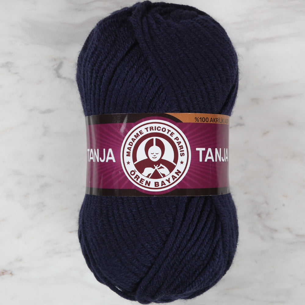 Madame Tricote Paris Tango/Tanja Knitting Yarn, Navy Blue - 19-1771