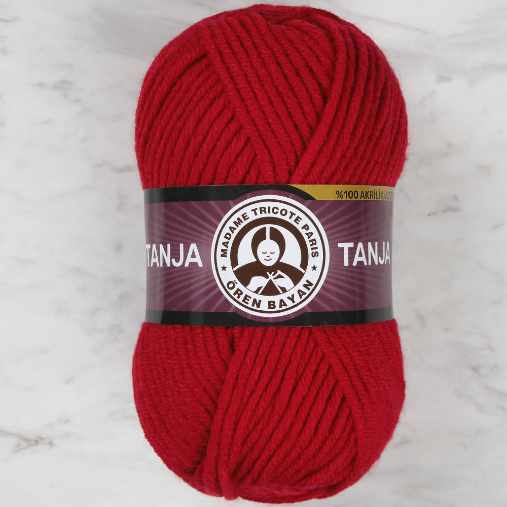 Madame Tricote Paris Tango/Tanja Knitting Yarn, Red - 33-1771