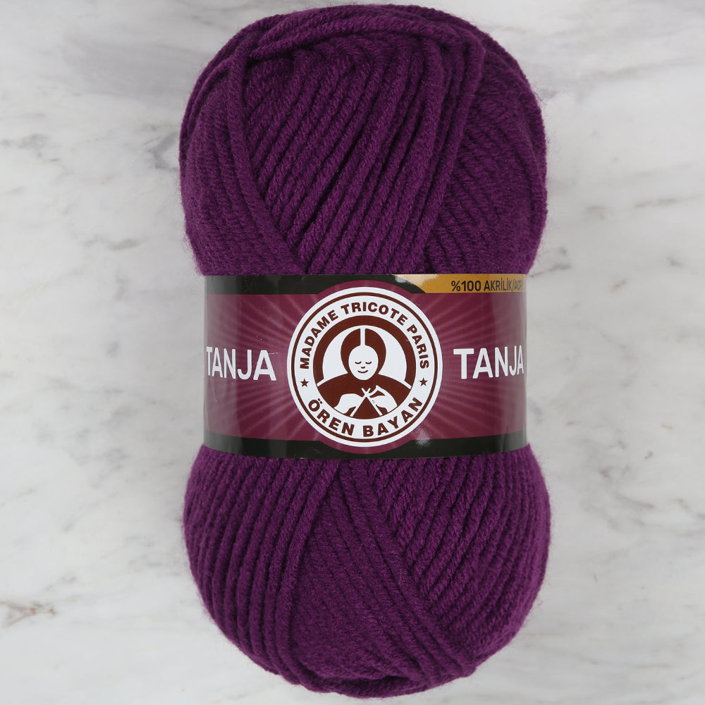 Madame Tricote Paris Tango/Tanja Knitting Yarn, Purple - 043