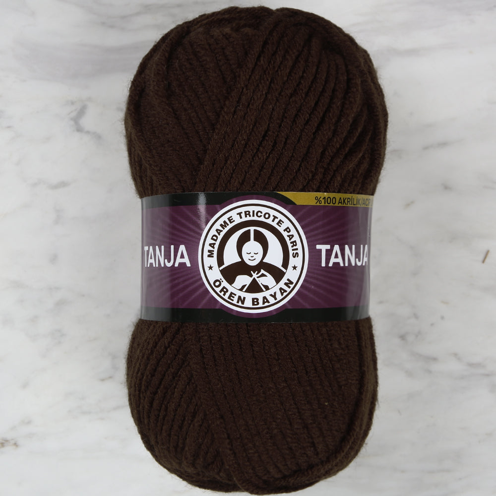 Madame Tricote Paris Tango/Tanja Knitting Yarn, Brown - 83-1771