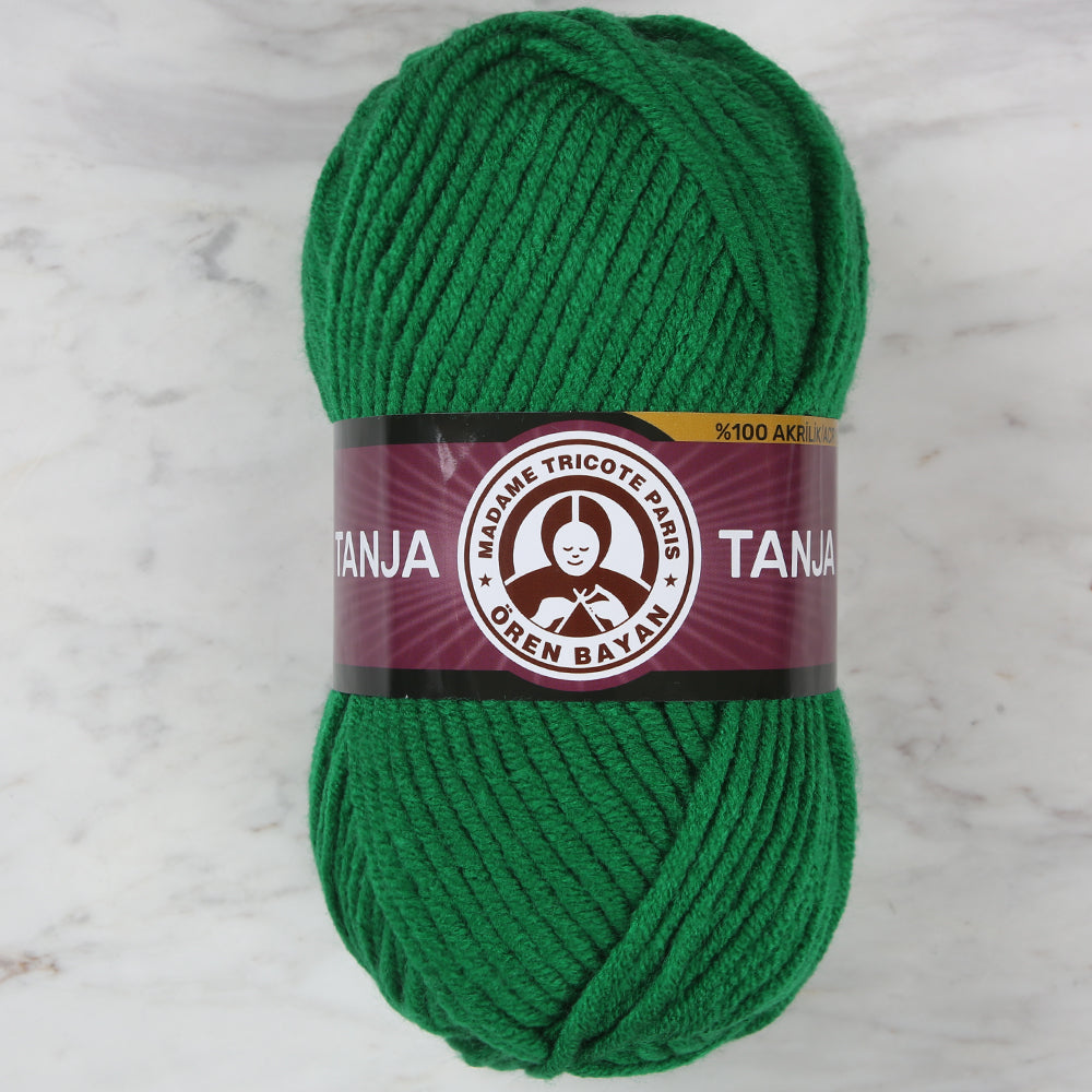 Madame Tricote Paris Tango/Tanja Knitting Yarn, Dark Green - 120