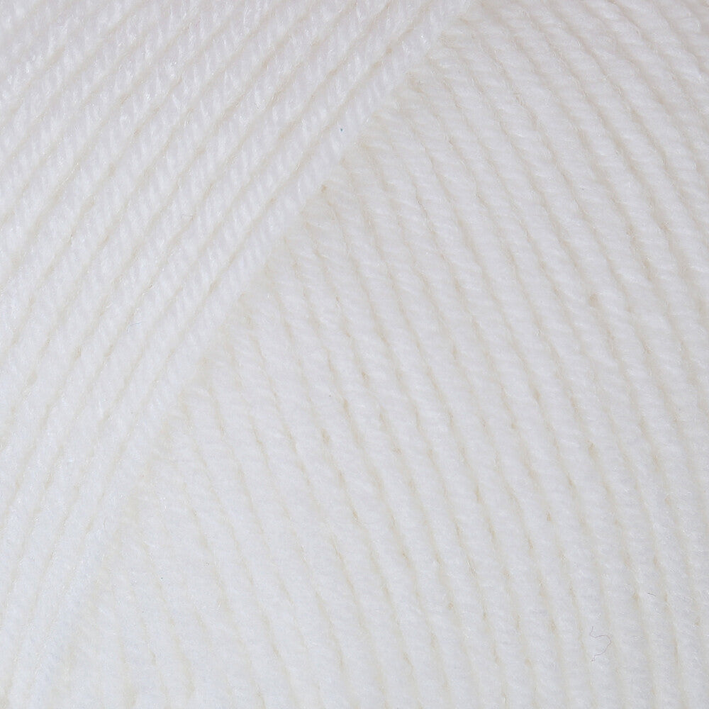 Madame Tricote Paris Deluxia Knitting Yarn, White - 100