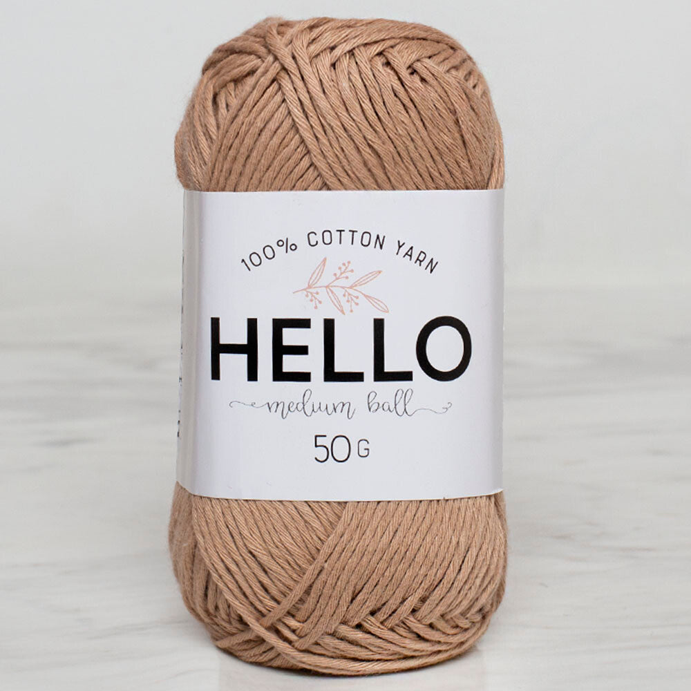 Hello Knitting Yarn, Beige 125 - Main Image