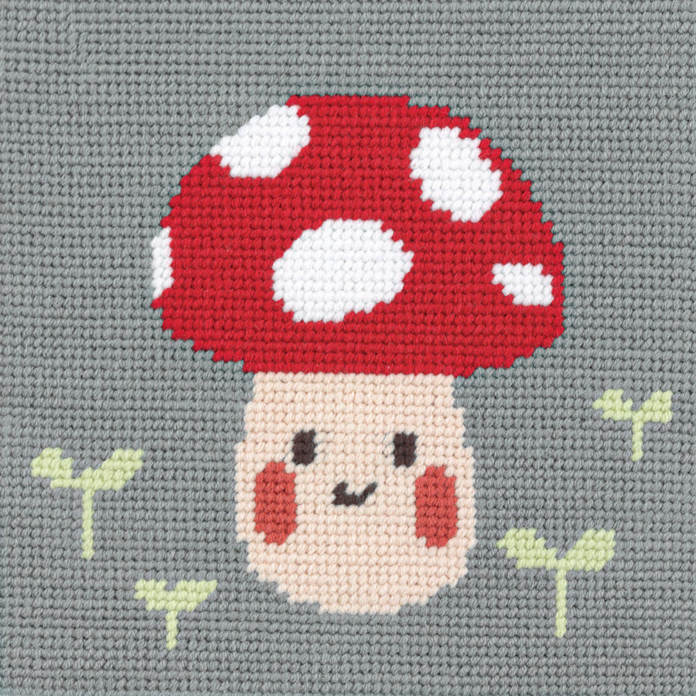 Hello Crafts Printed Tapestry Kit - Mushroom - HC505