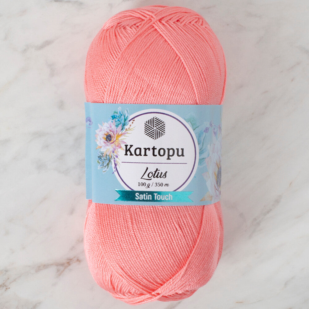 Kartopu Lotus Knitting Yarn, Pink - K766