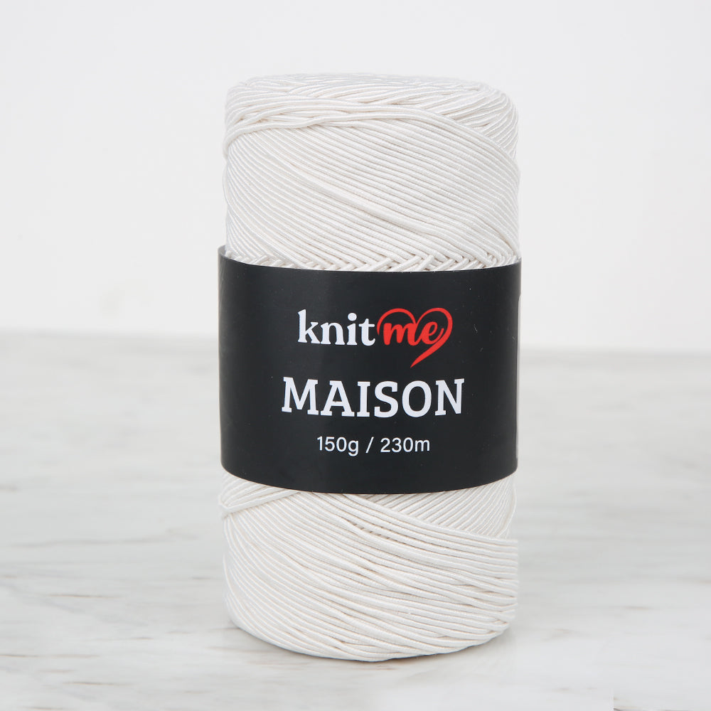 Knitme MAISON Hand Knitting Yarn ,Cream KNM02