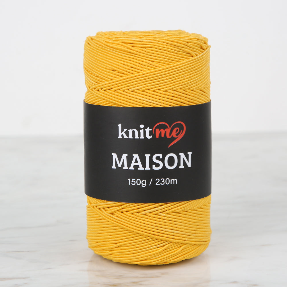 Knitme MAISON Hand Knitting Yarn ,Mustard KNM12
