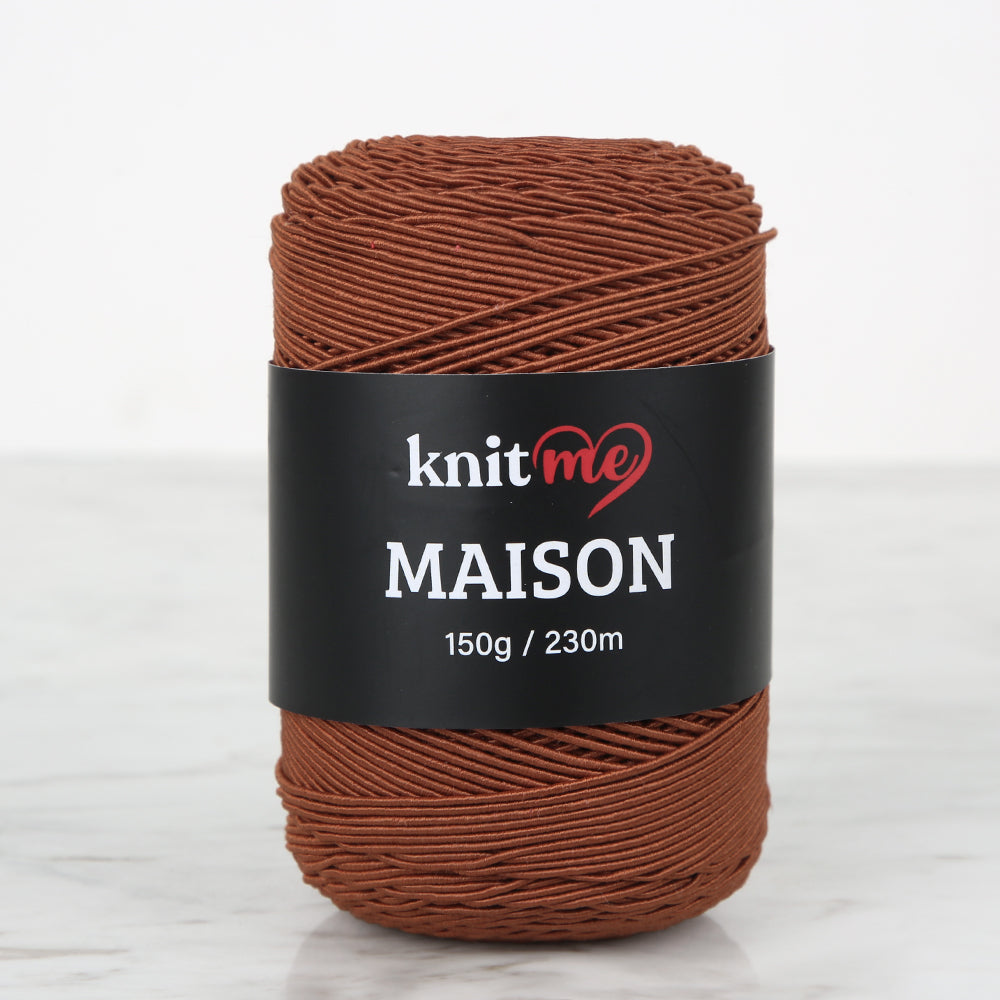 Knitme MAISON Hand Knitting Yarn ,Brick color KNM14