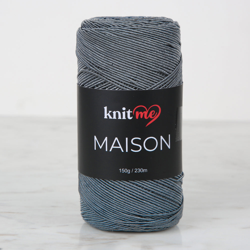 Knitme MAISON Hand Knitting Yarn ,Grey KNM20