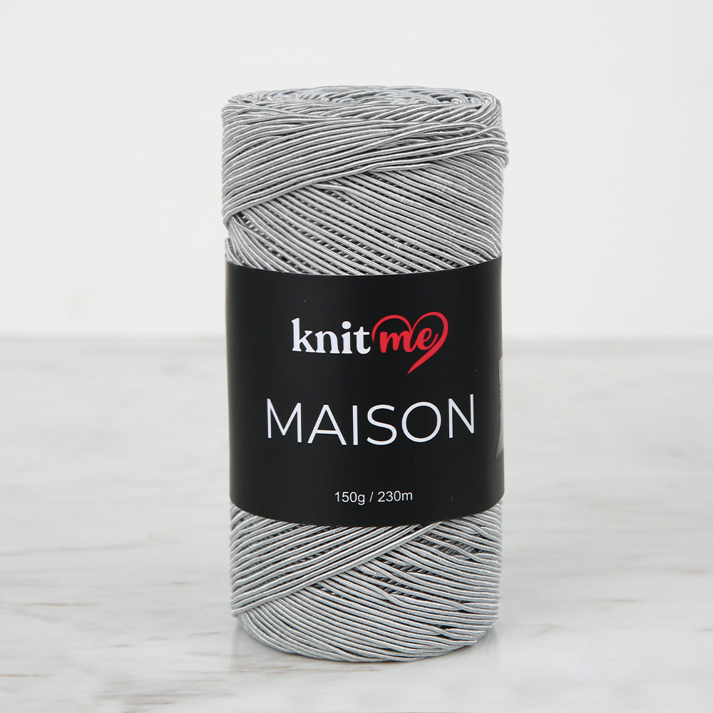 Knitme MAISON Hand Knitting Yarn ,Grey KNM27
