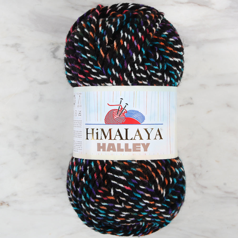 Himalaya Halley Hand Knitting Yarn, Black - 78011