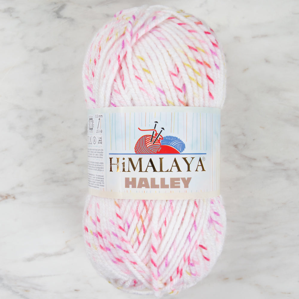 Himalaya Halley Hand Knitting Yarn, White - 78015