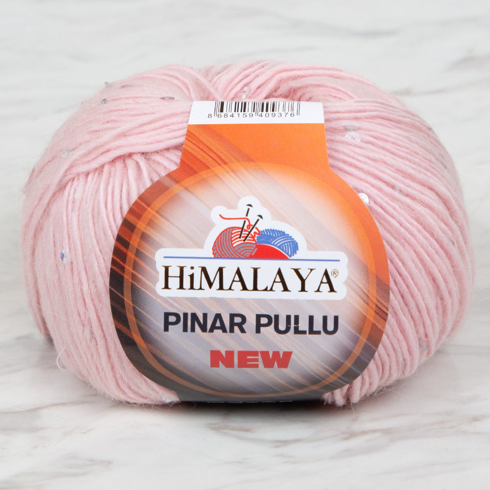 Himalaya Pınar Pullu Hand Knitting Yarn , Pink - 61203