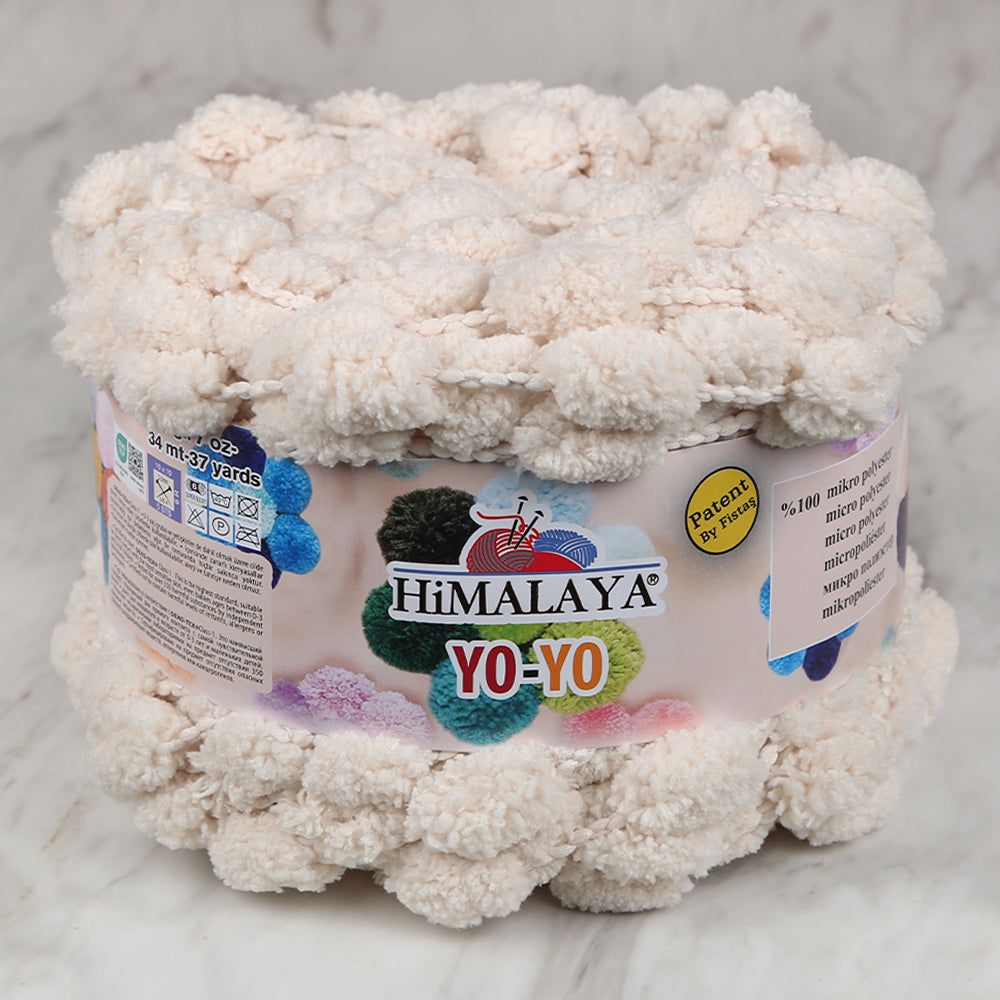 Himalaya Yo-Yo Hand Knitting Yarn , Cream - 82103