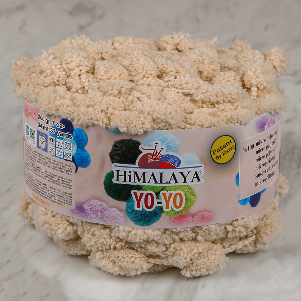 Himalaya Yo-Yo Hand Knitting Yarn , Bej - 82118