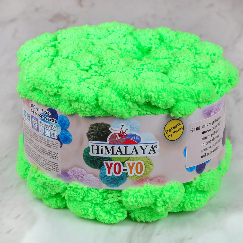 Himalaya Yo-Yo Hand Knitting Yarn , Green - 82130