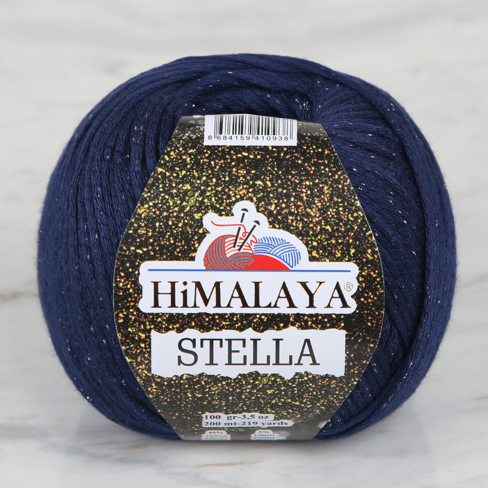 Himalaya Stella Hand Knitting Yarn,Navy blue - 46017