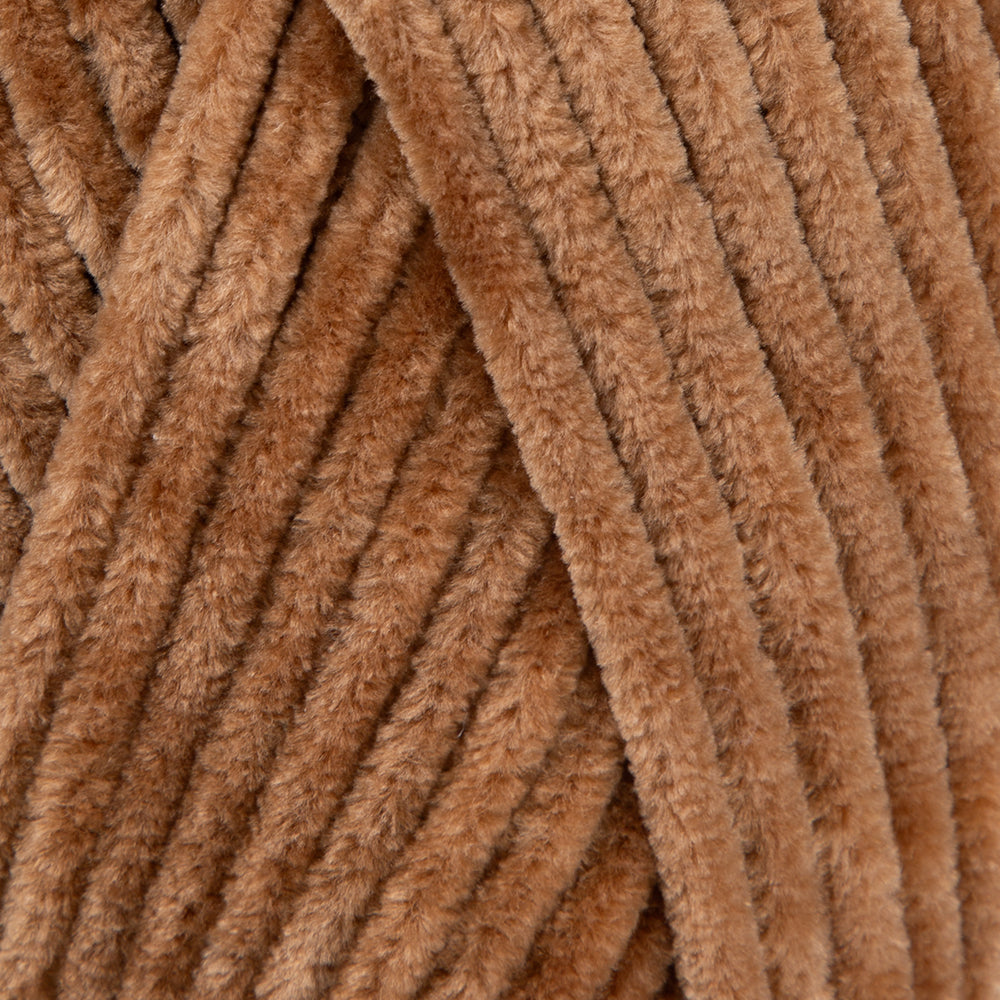 Himalaya Dolphin Baby Chenille Yarn , Brown - 80374