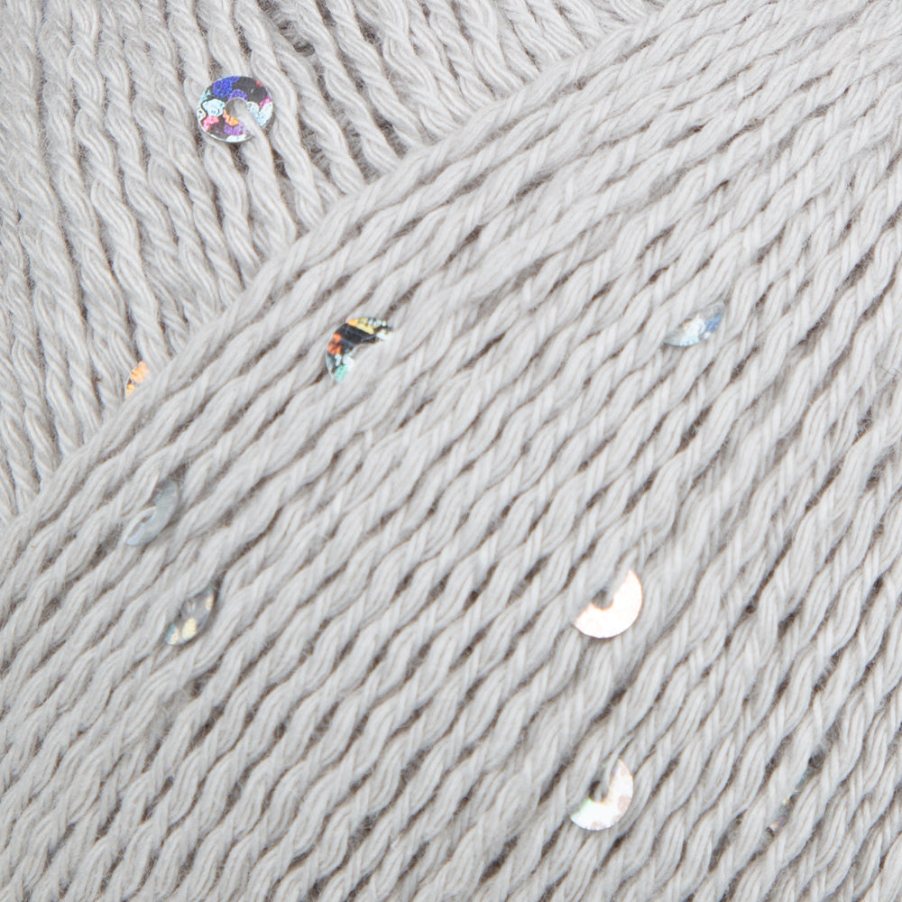 Himalaya Dore Sequined Hand Knitting Yarn, Gray - 61421