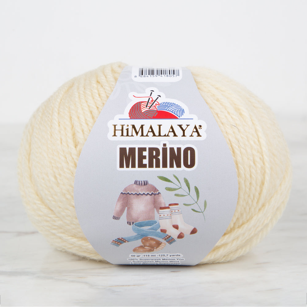 Himalaya Merino Knitting Yarn ,Cream 40902