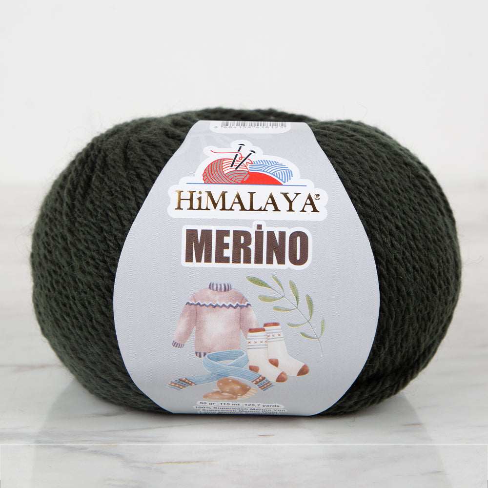 Himalaya Merino Knitting Yarn ,Green 40909