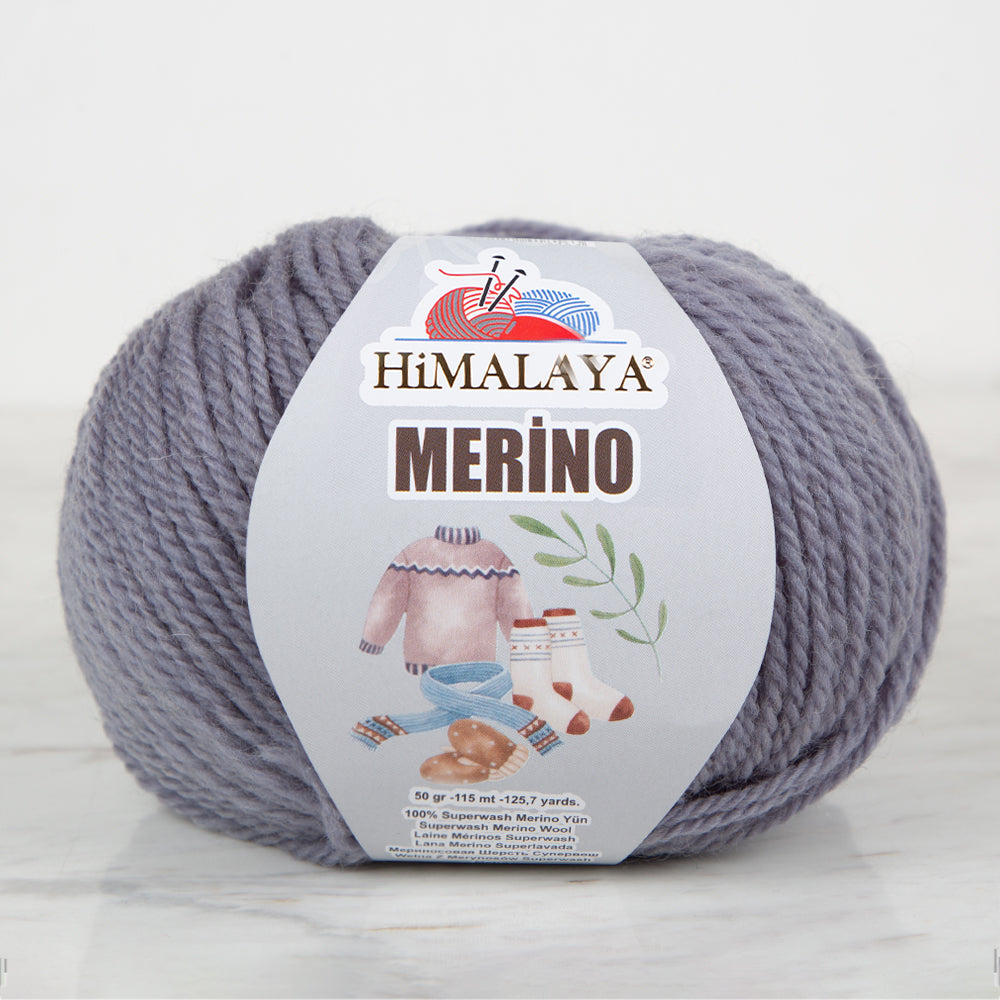 Himalaya Merino Knitting Yarn ,Grey 40913