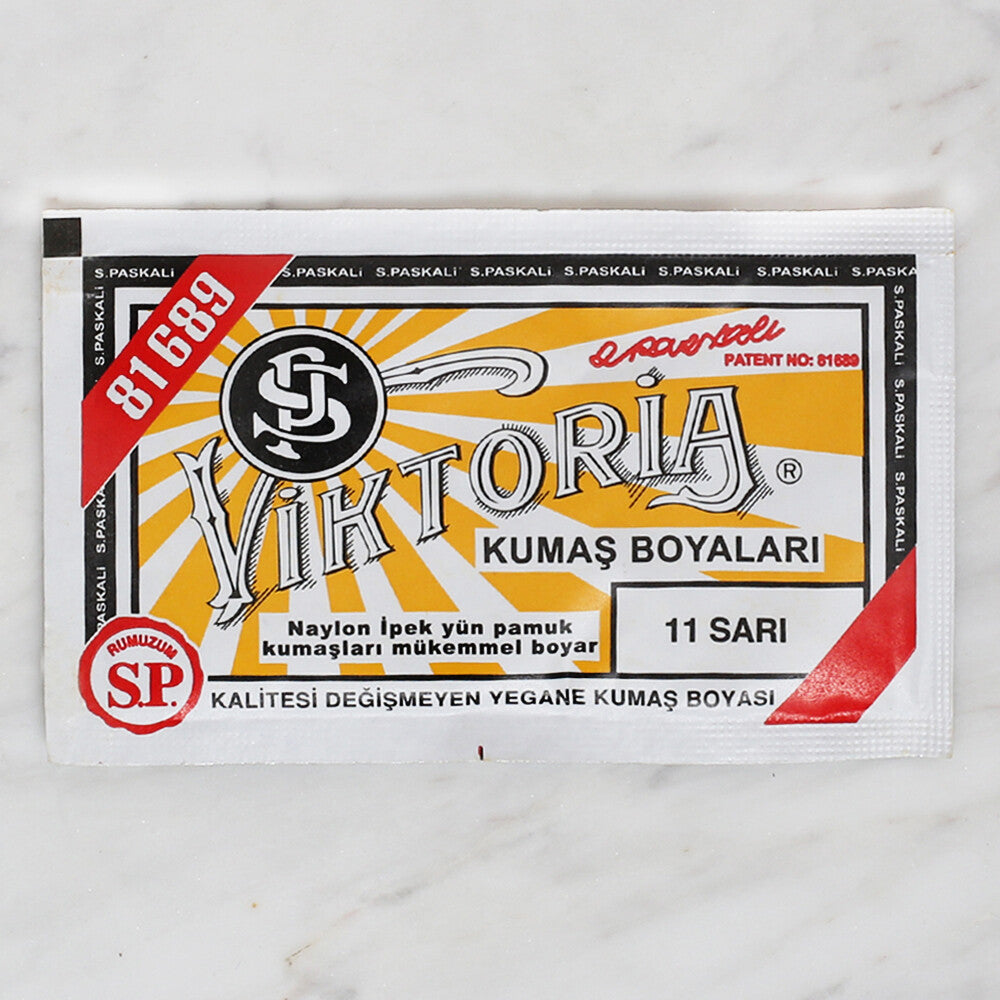 Viktoria Fabric Dye, Yellow - 11