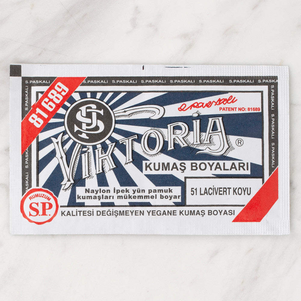 Viktoria Fabric Dye, Dark Navy - 51