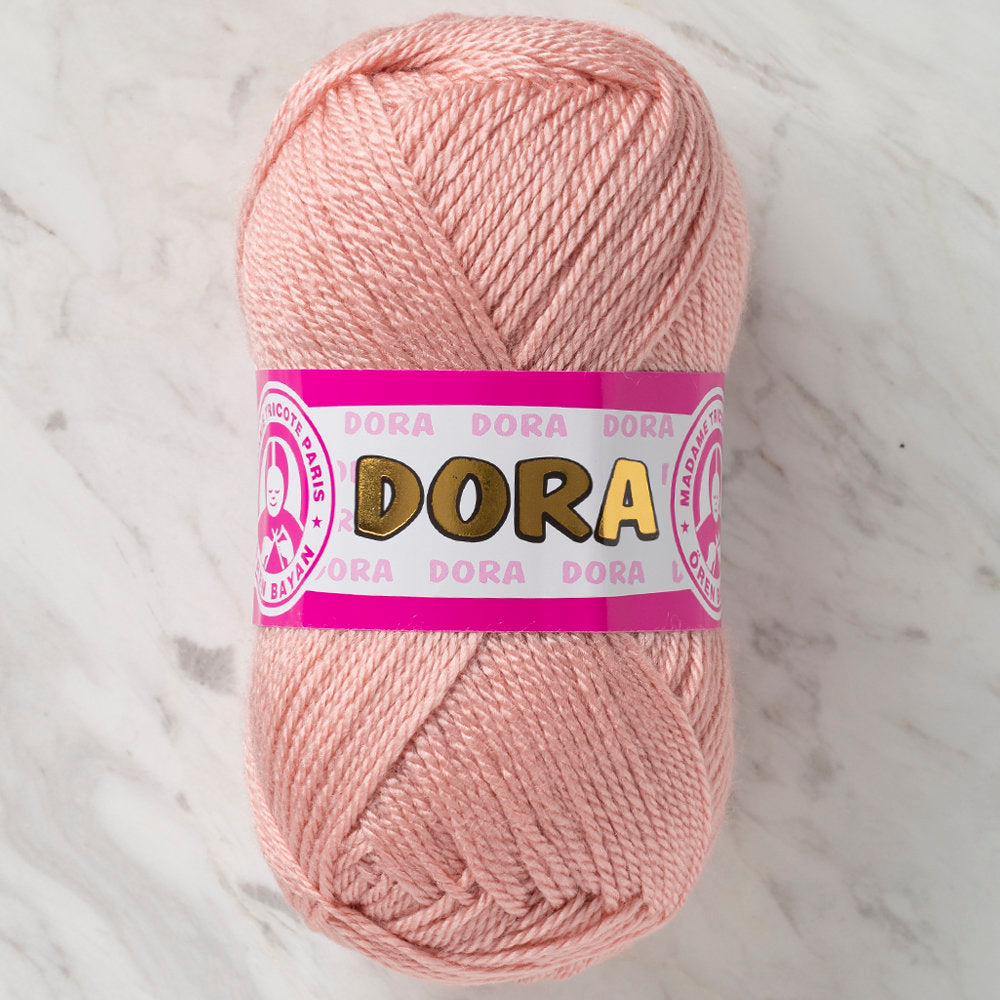Madame Tricote Paris Dora Yarn, Dark Powder Pink - 001