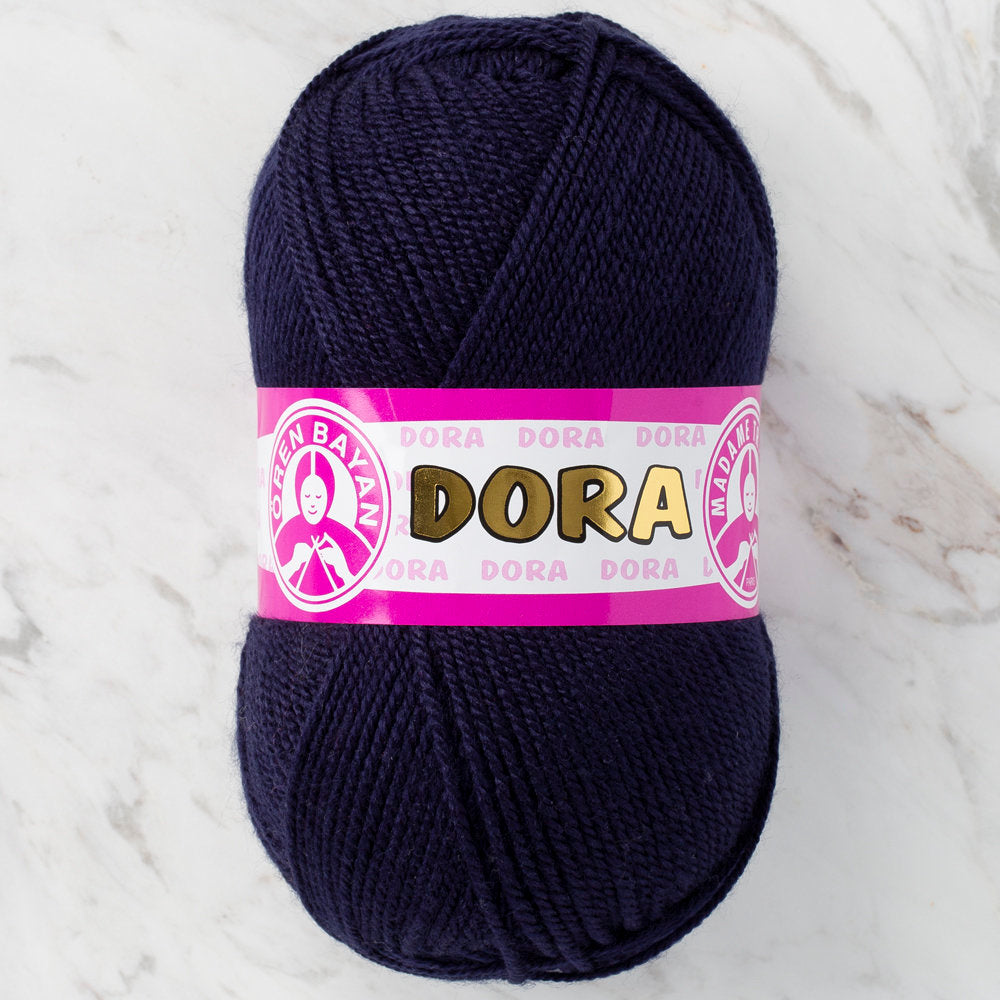 Madame Tricote Paris Dora Yarn, Navy Blue - 019