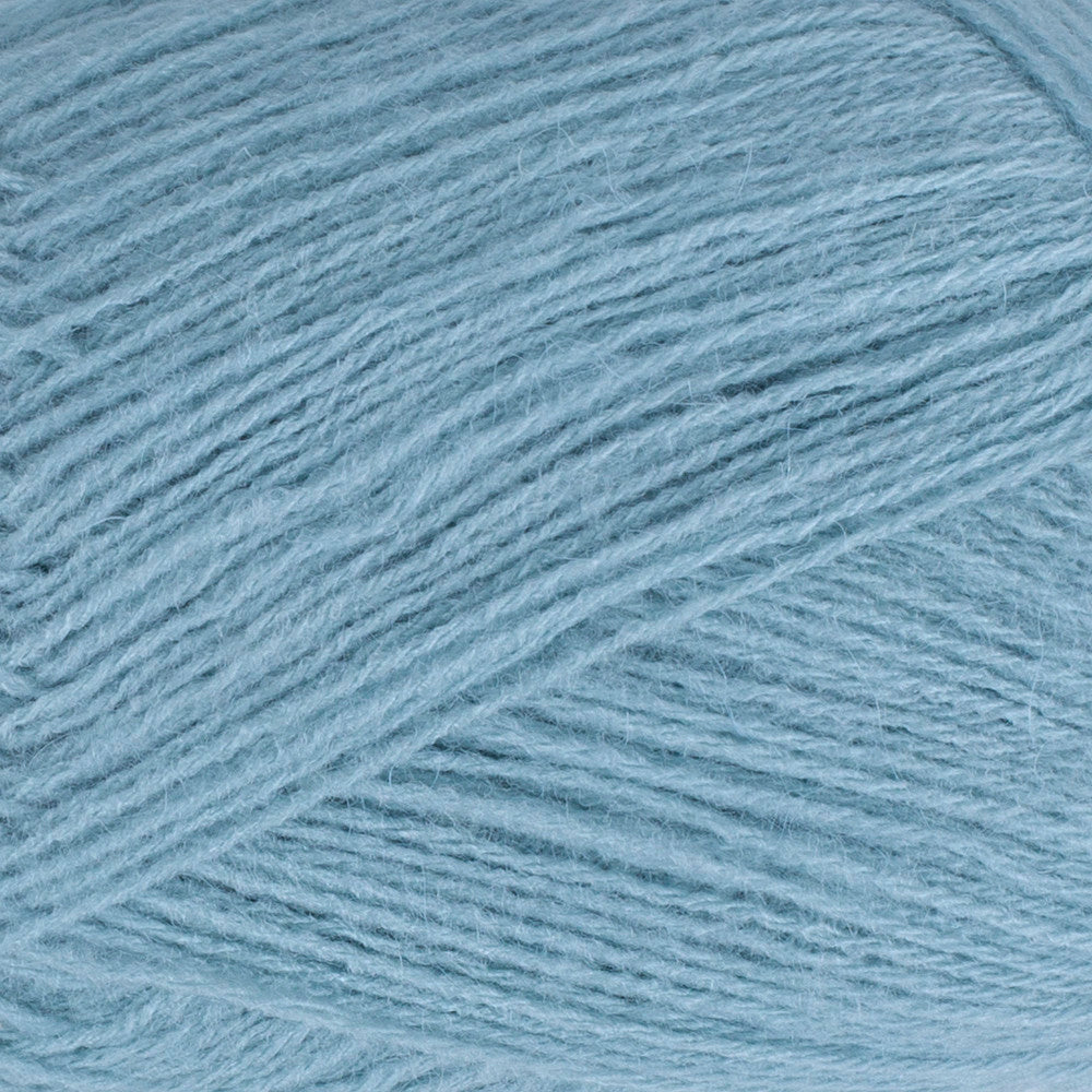 Madame Tricote Paris Angora Knitting Yarn, Light Blue - 135