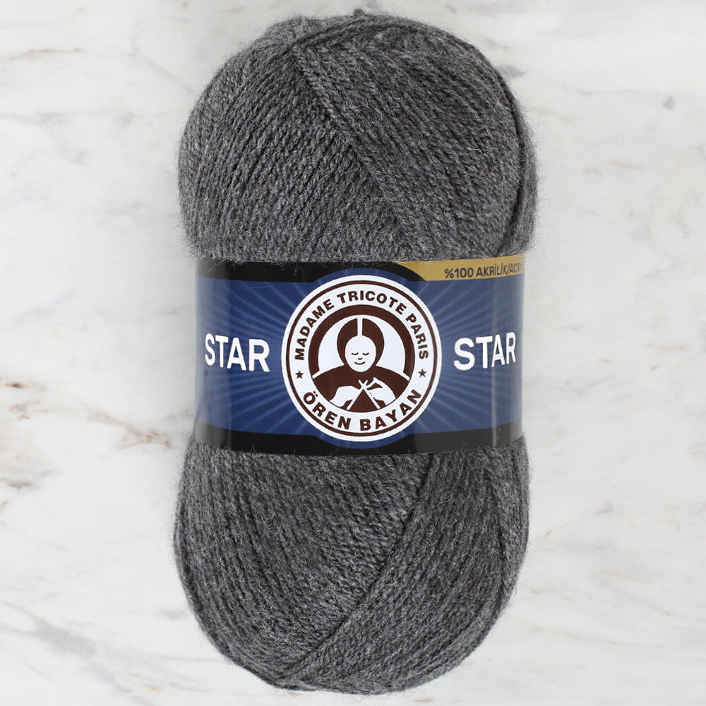 Madame Tricote Paris Star Yarn, Dark Grey - 009