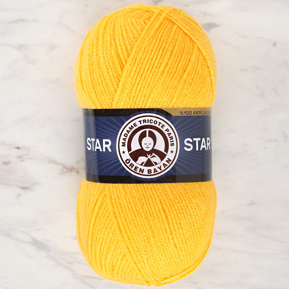 Madame Tricote Paris Star Yarn, Yellow - 029