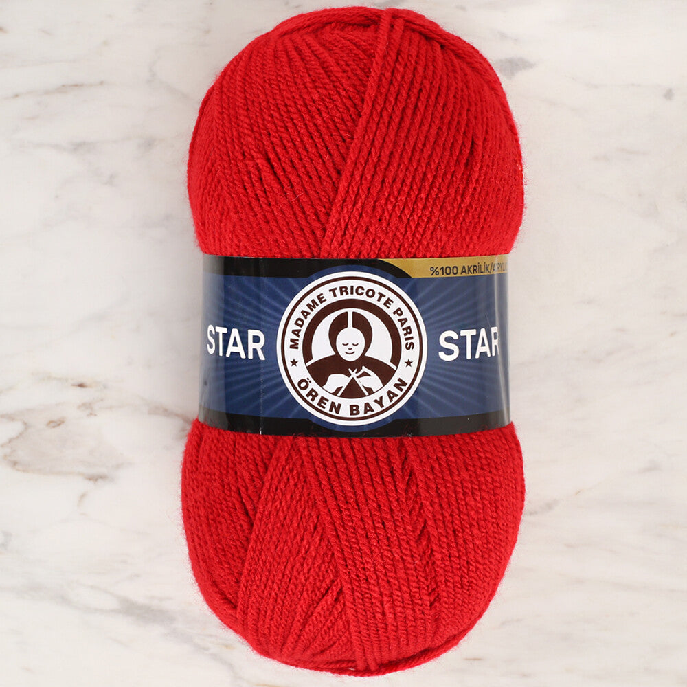 Madame Tricote Paris Star Yarn, Red - 033