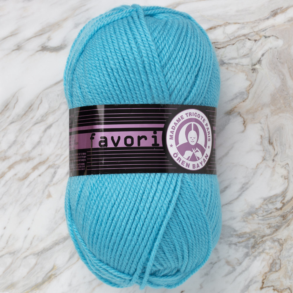 Madame Tricote Paris Favori Knitting Yarn, Light Blue - 023