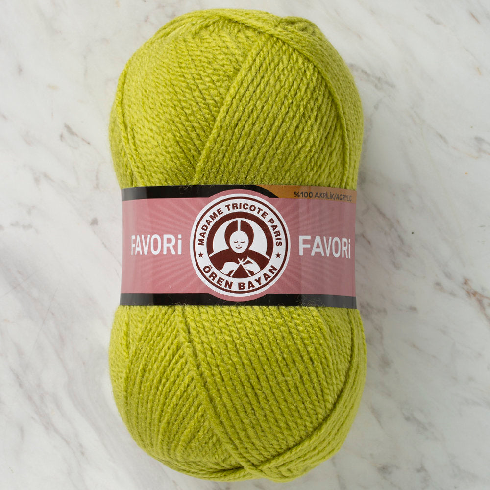 Madame Tricote Paris Favori Knitting Yarn, Pistachio Green - 065