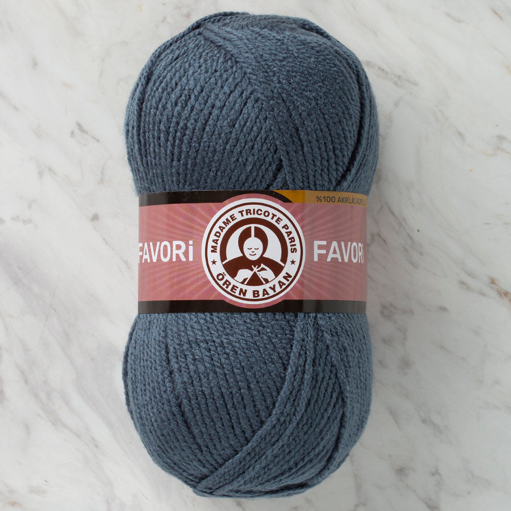 Madame Tricote Paris Favori Knitting Yarn, Petrol Blue - 018