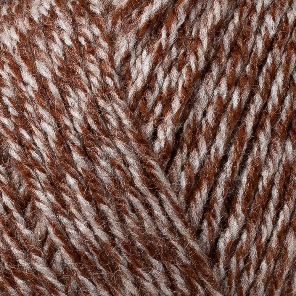 Madame Tricote Paris Favori Knitting Yarn, Heather Brown - 305