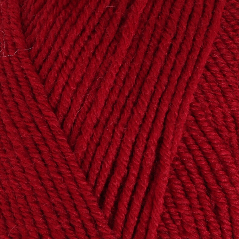 Madame Tricote Paris Merino Gold 200 Knitting Yarn, Red - 034