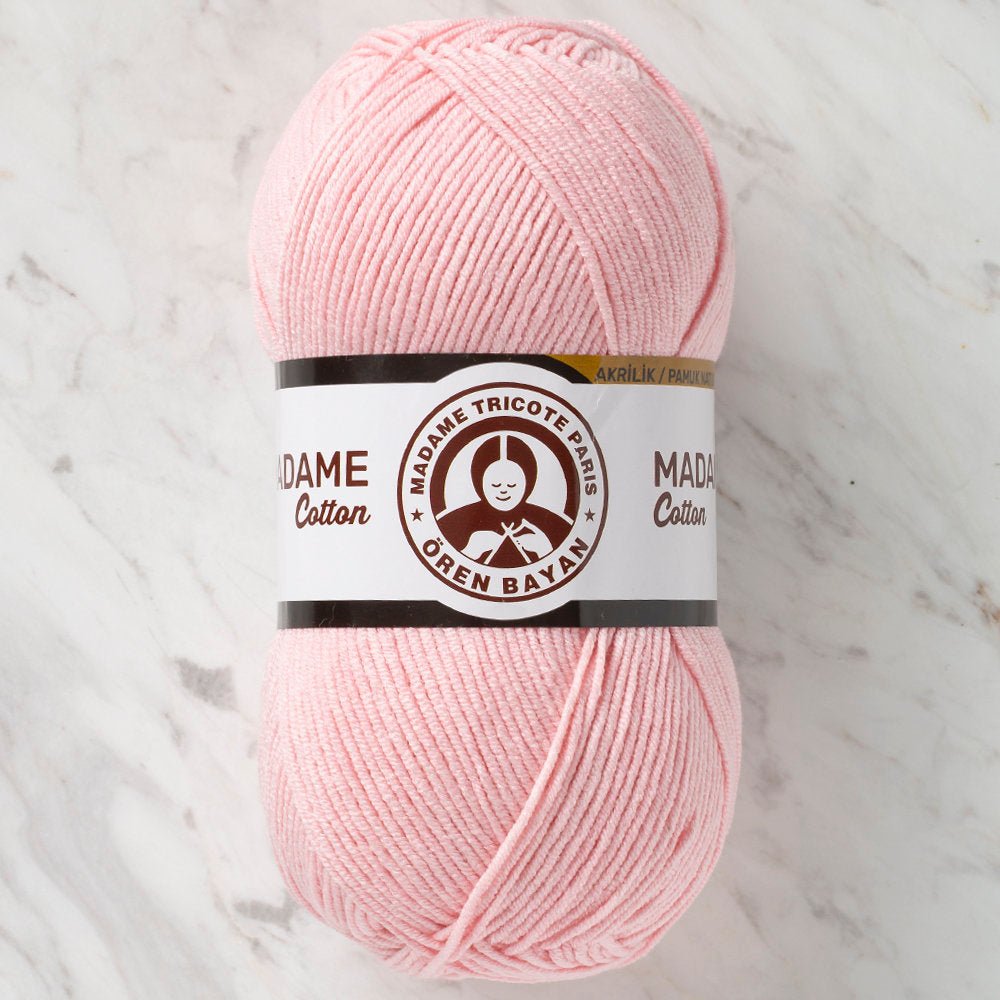 Madame Tricote Paris Madame Cotton Yarn, Pink - 033