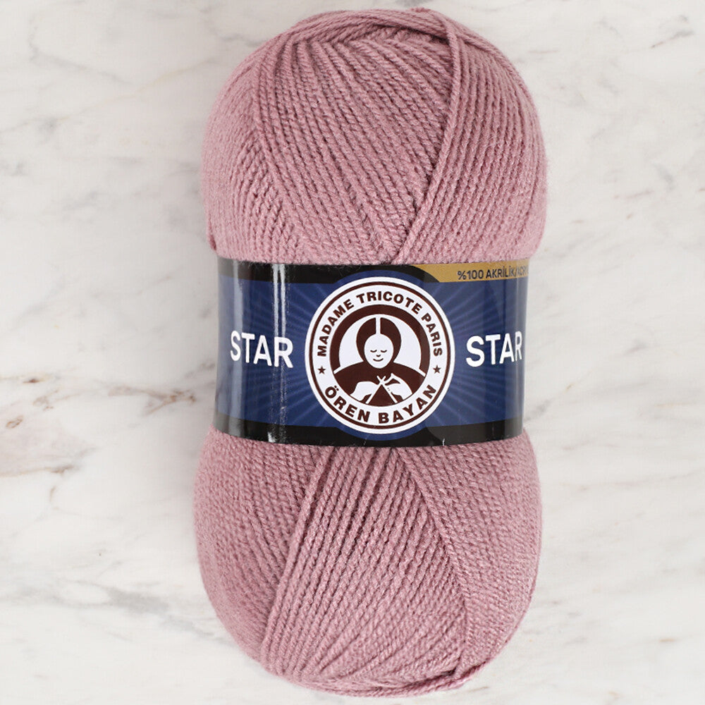 Madame Tricote Paris Star Yarn, Dusty Pink - 127
