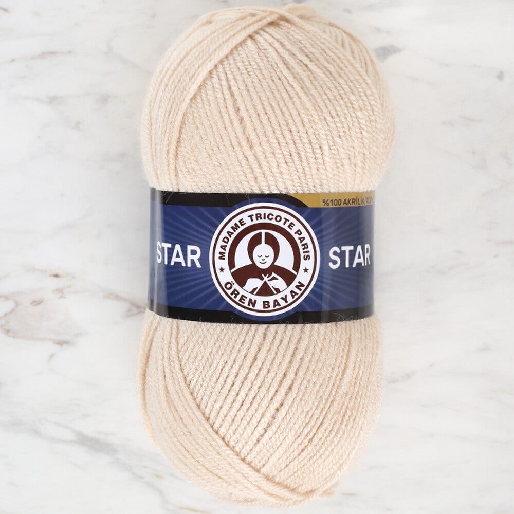 Madame Tricote Paris Star Yarn, Light Beige - 145