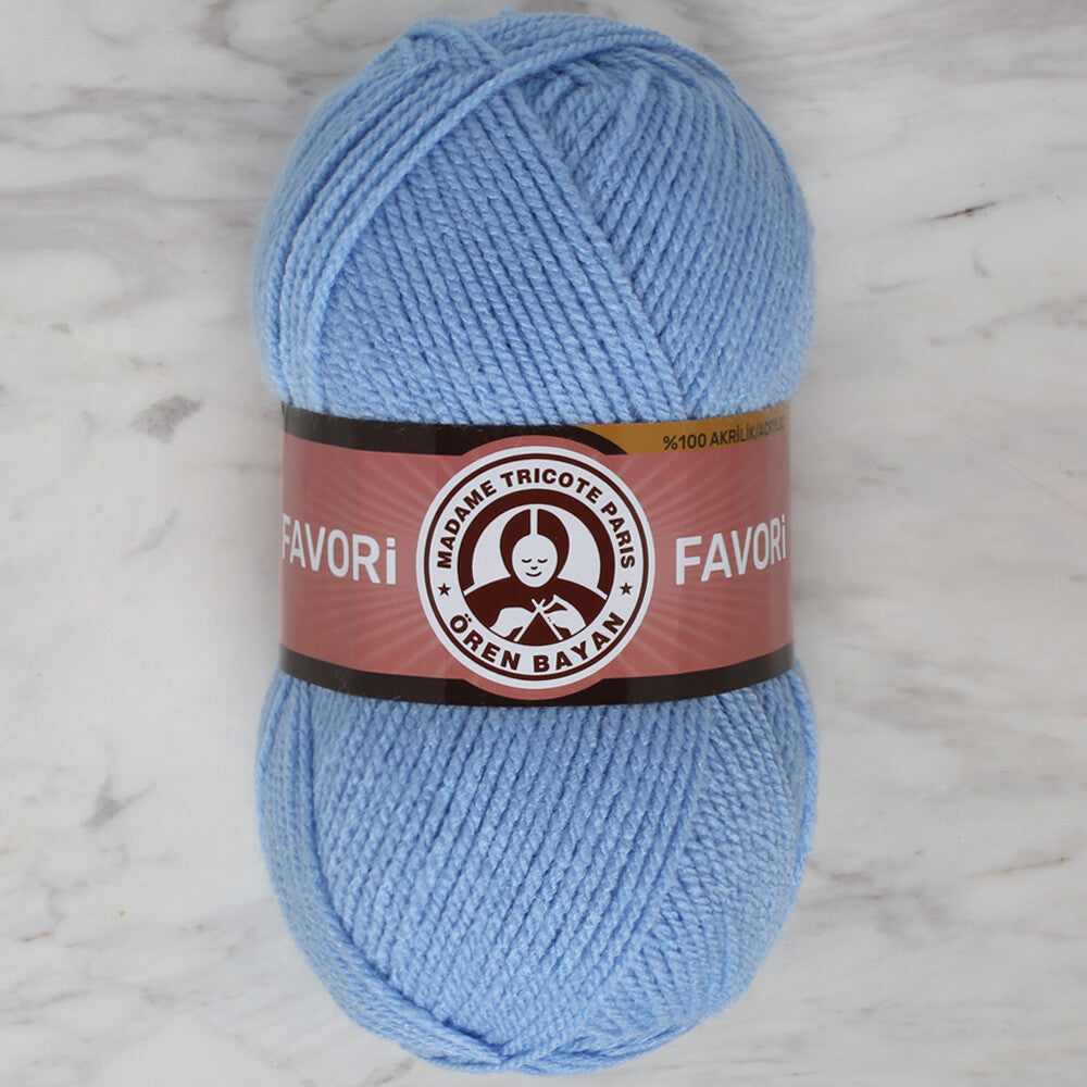 Madame Tricote Paris Favori Knitting Yarn, Blue - 012