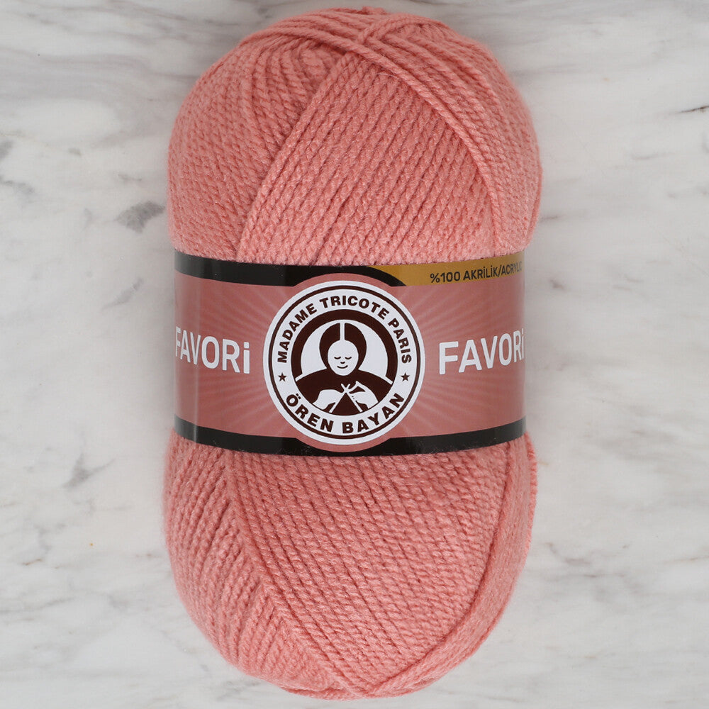 Madame Tricote Paris Favori Knitting Yarn, Dusty Pink - 121