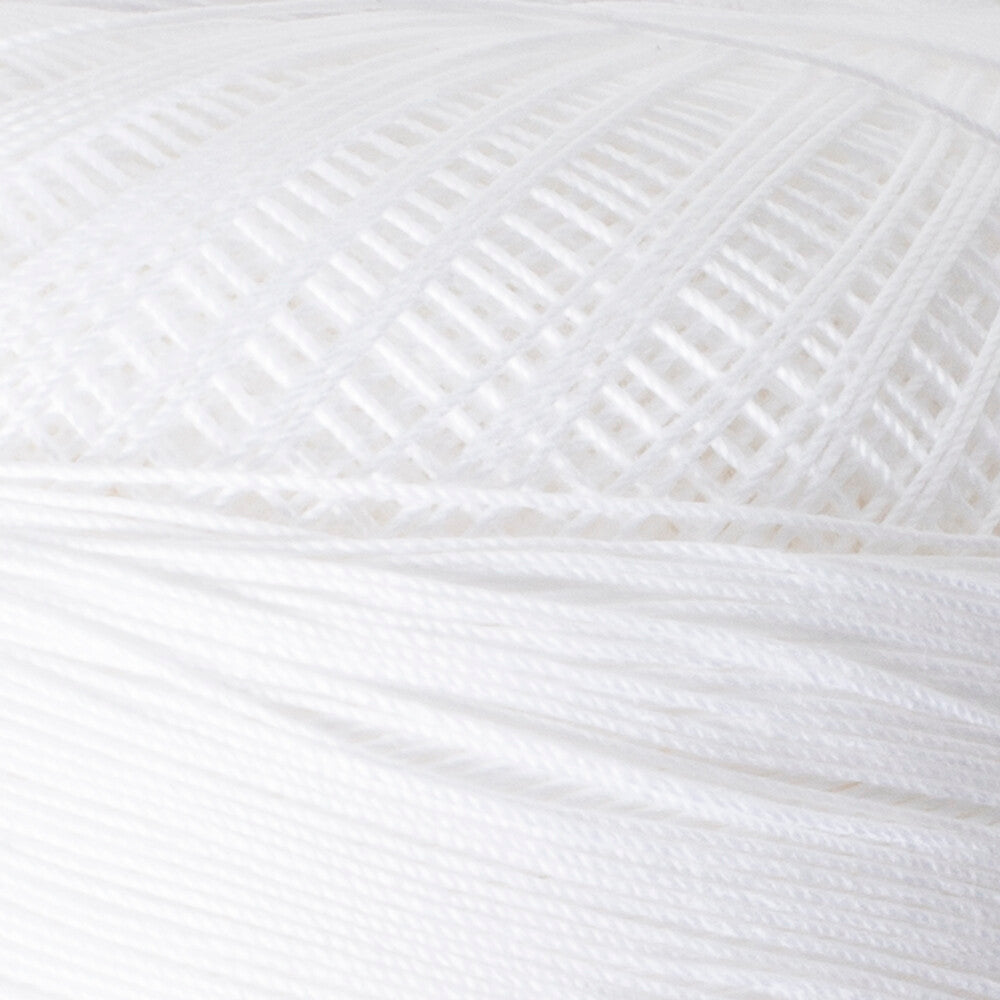 Madame Tricote Paris Süper No:30 Lace Thread Ball, White