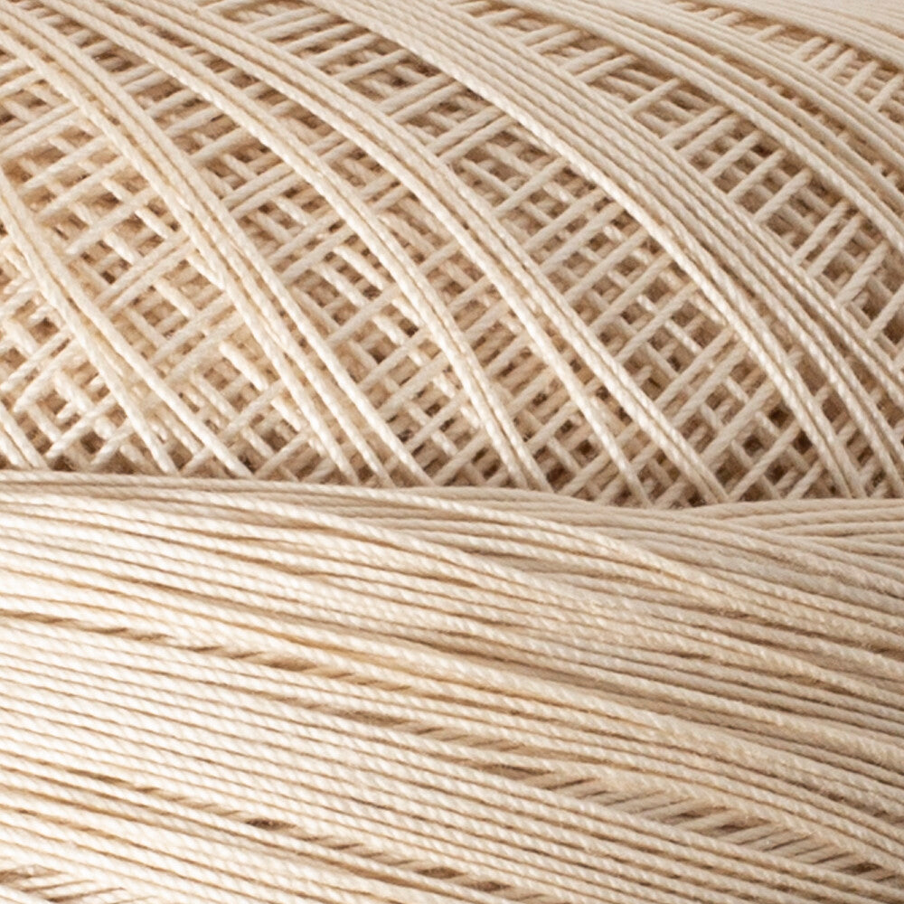 Madame Tricote Paris Süper No:50 Lace Thread Ball, Cream