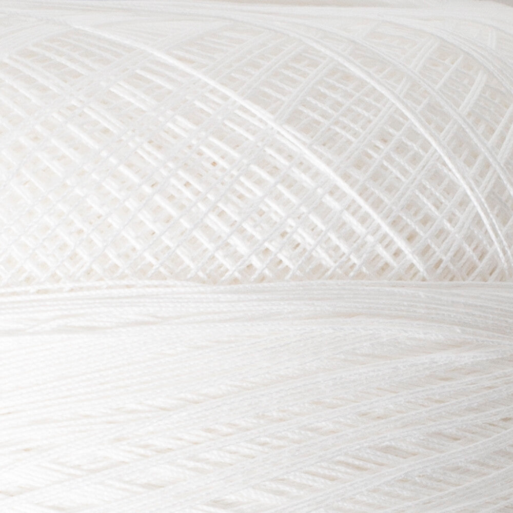 Madame Tricote Paris Süper No:50 Lace Thread Ball, White