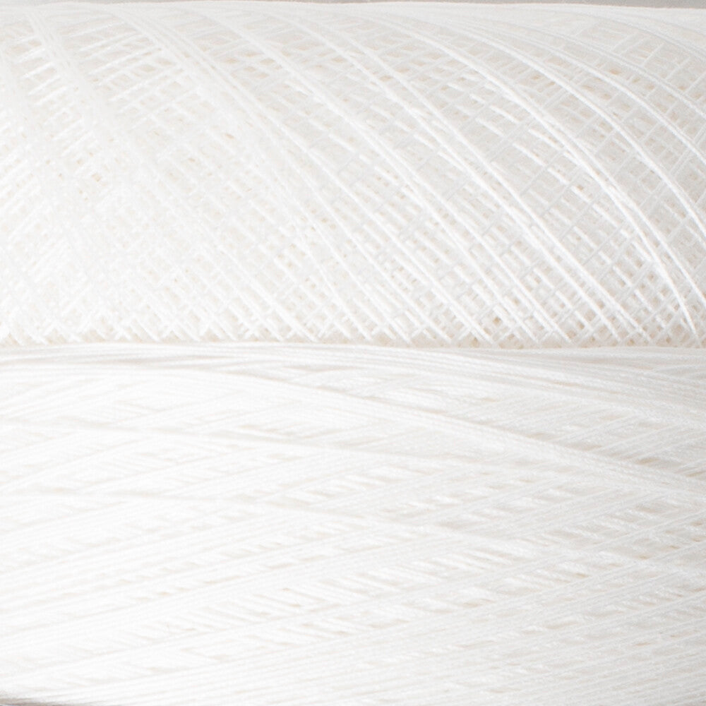Madame Tricote Paris Süper No:70 Lace Thread Ball, White