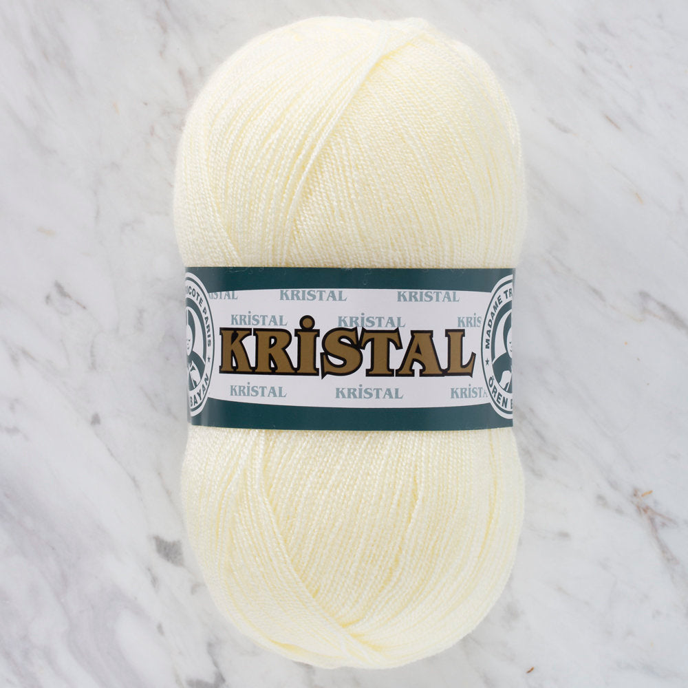 Madame Tricote Paris Kristal Yarn, Light Yellow - 005